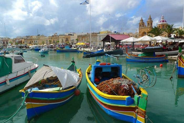 Marsaxlokk, village de pêcheurs