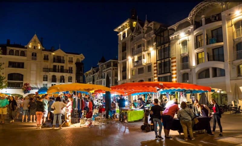 marche arcachon nocturne