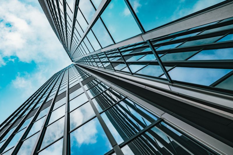 office building. skyscraper. Exterior of building