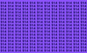 Pouvez-vous résoudre le défi de l'intrus ? Trouvez le nombre différent de 914 en moins de 15 secondes !