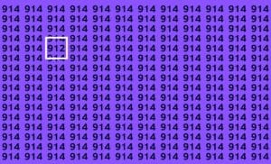 Pouvez-vous résoudre le défi de l'intrus ? Trouvez le nombre différent de 914 en moins de 15 secondes !