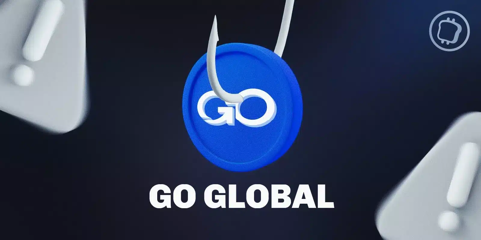 Allez Logo Global Sur Fond Bleu.