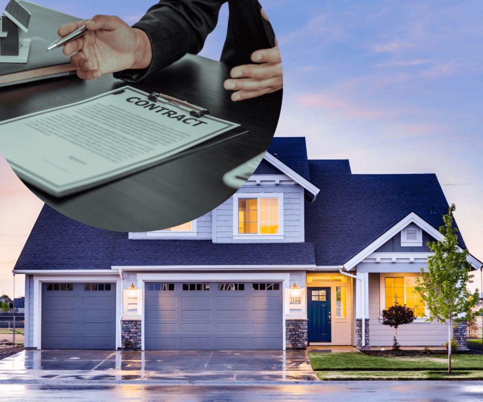 Un agent immobilier et son client renégocient les termes d'un prêt Immobilier.
