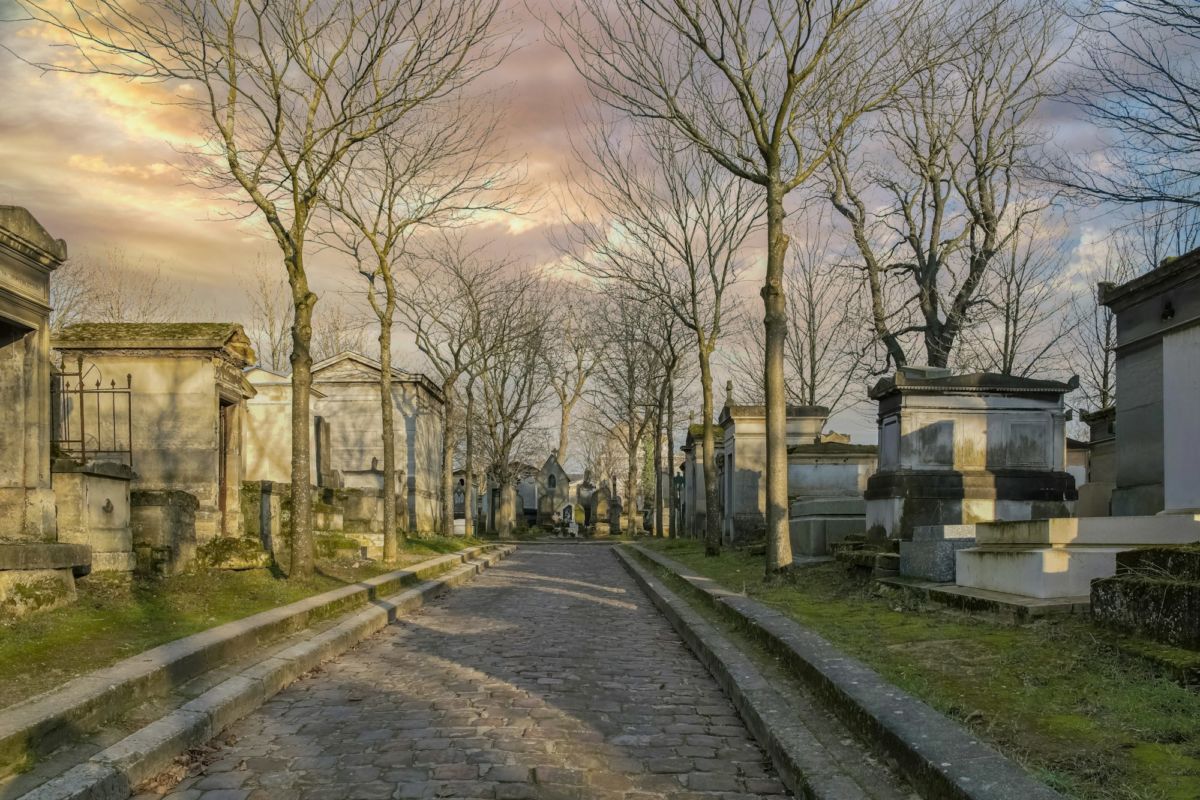 Paris, the Pere-Lachaise cemetery