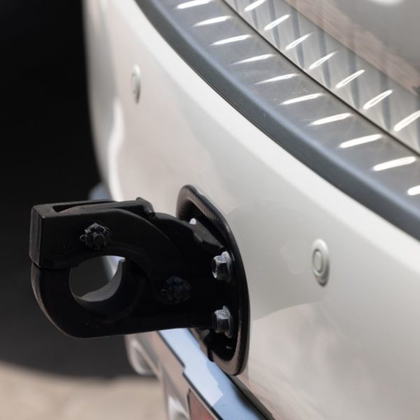 Trailer hitch or towbar on the car hook for trailer designs