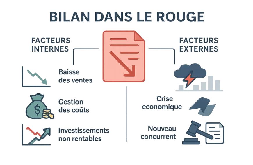 Bilan financier négatif : rebondir…
