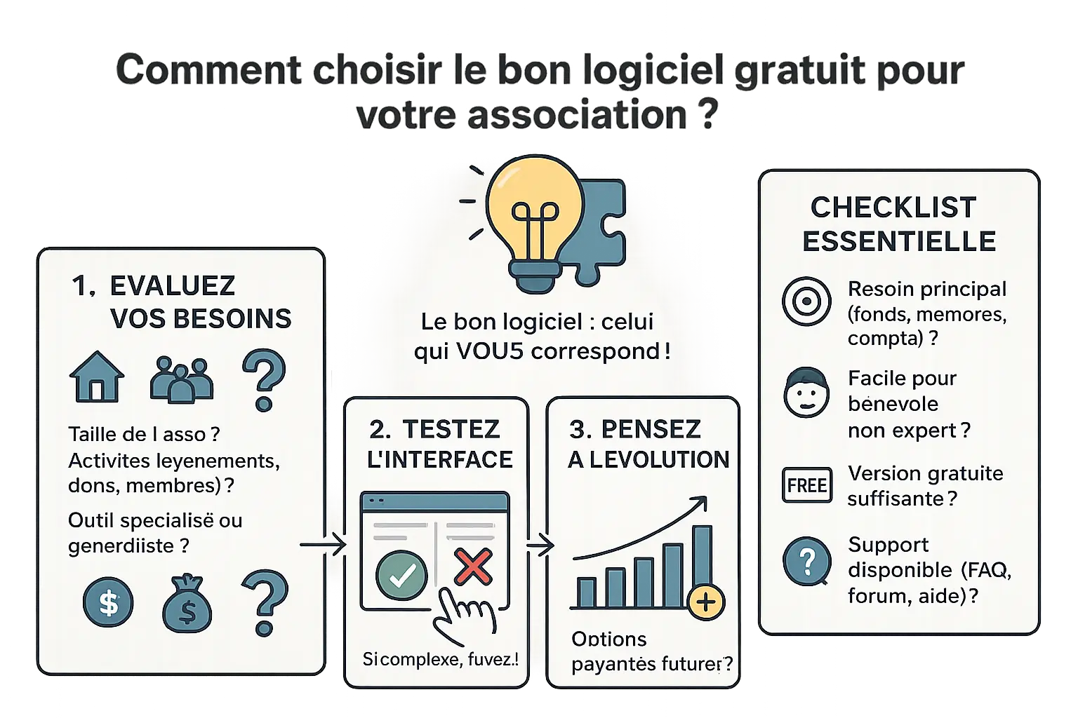 Illustration pour choisir un logiciel comptable gratuit