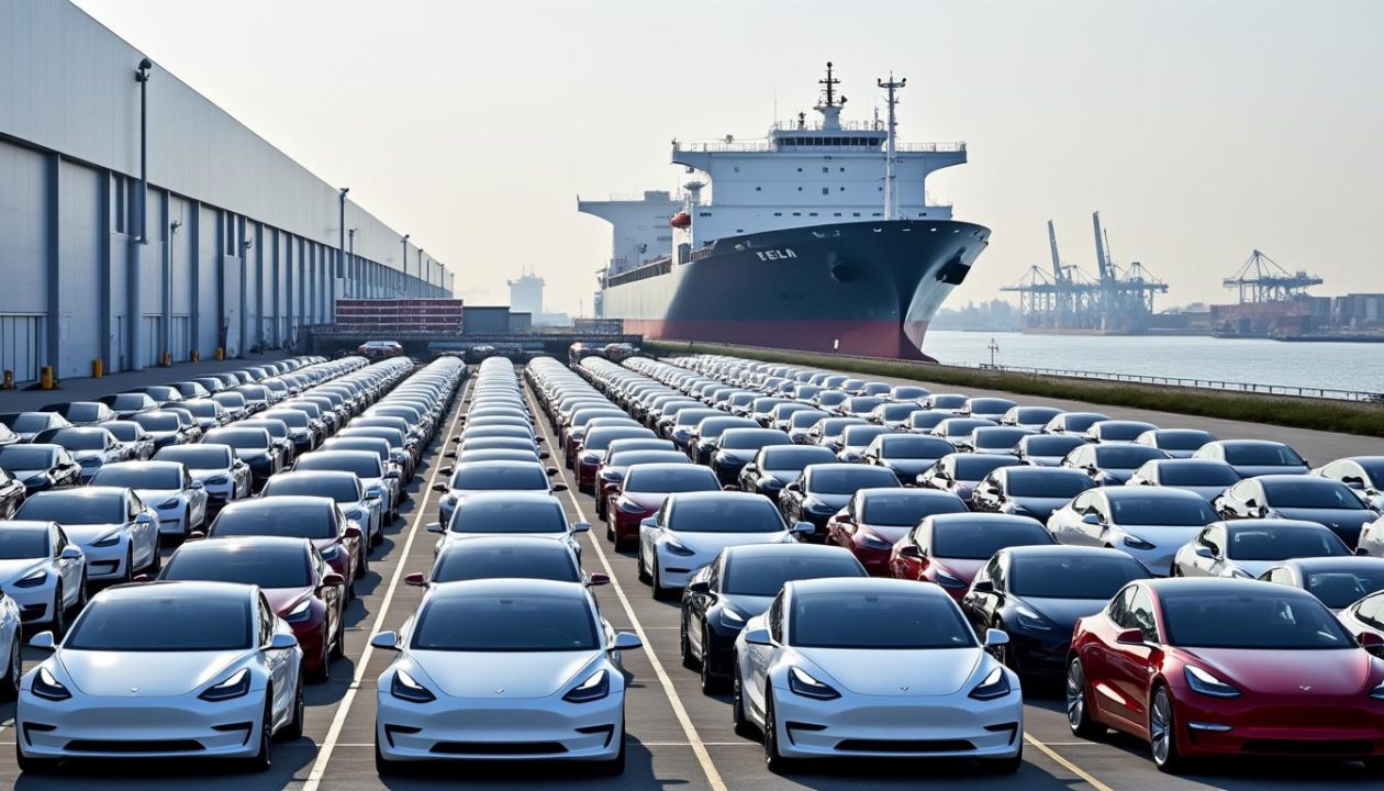 découvrez comment giga shanghai accélère les exportations des modèles tesla model 3 et model y, renforçant la présence mondiale de la marque électrique.