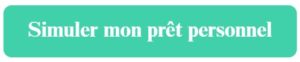Bouton Rectangulaire Vert Avec Le Texte Français "simuler Mon Prêt Personnel", Idéal Pour Explorer Les Options De Crédits à La Consommation.