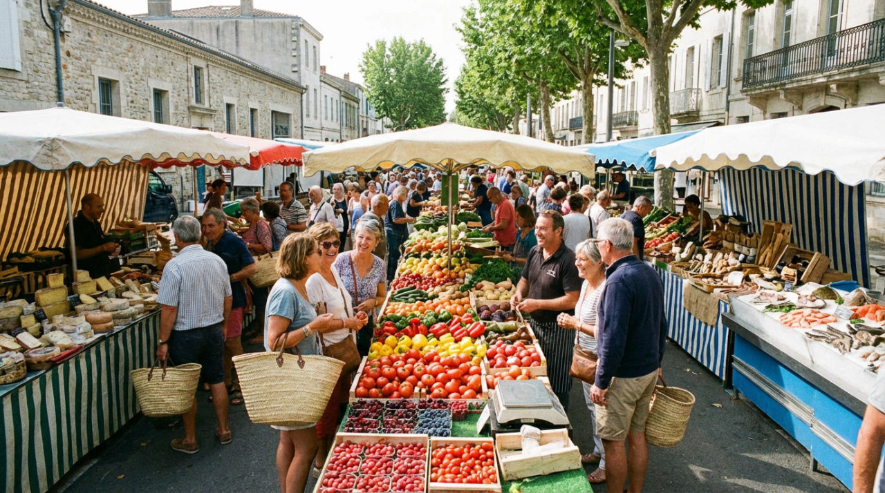 Marche Anime Au Cours Dupont Les Sables Dolonne