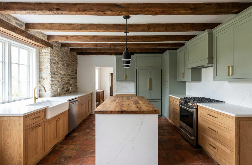 Rénover une cuisine rustique :…