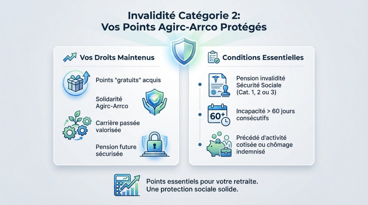 Personne sereine consultant ses droits à la retraite Agirc-Arrco malgré une invalidité catégorie 2