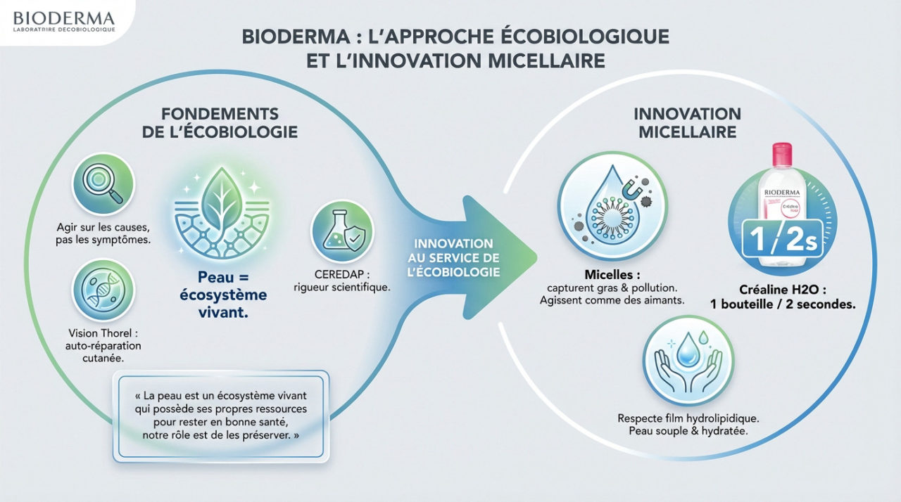 Bioderma écobiologie et innovation micellaire