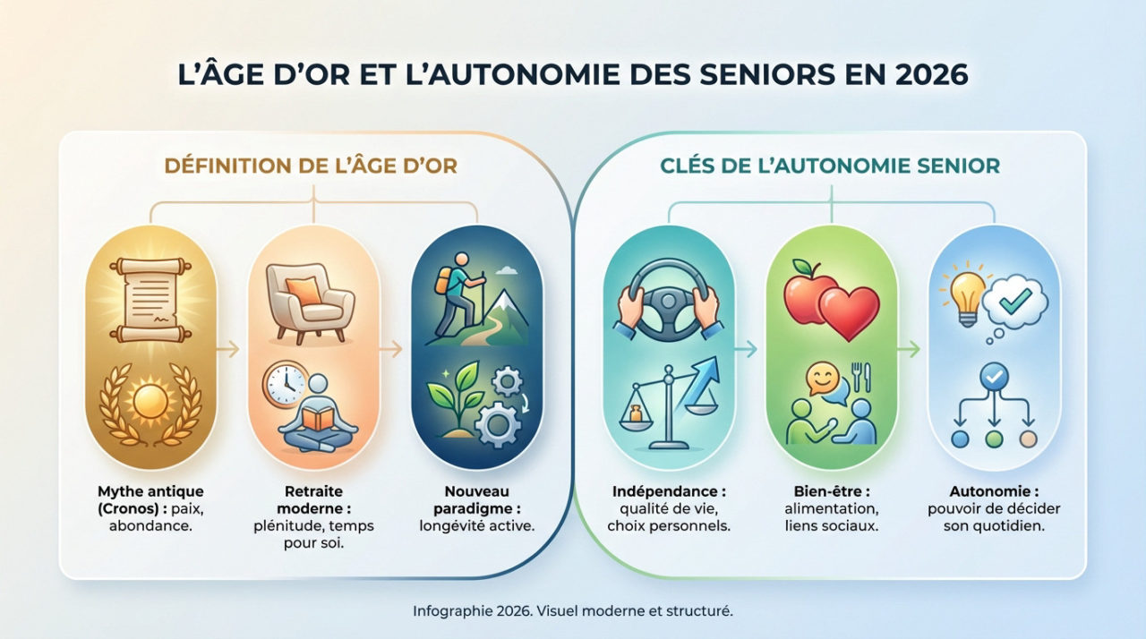 Vision moderne de la retraite active et de l'autonomie des seniors